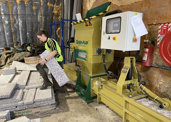 How will the EPS compactor help improve recycling convenience in the ...